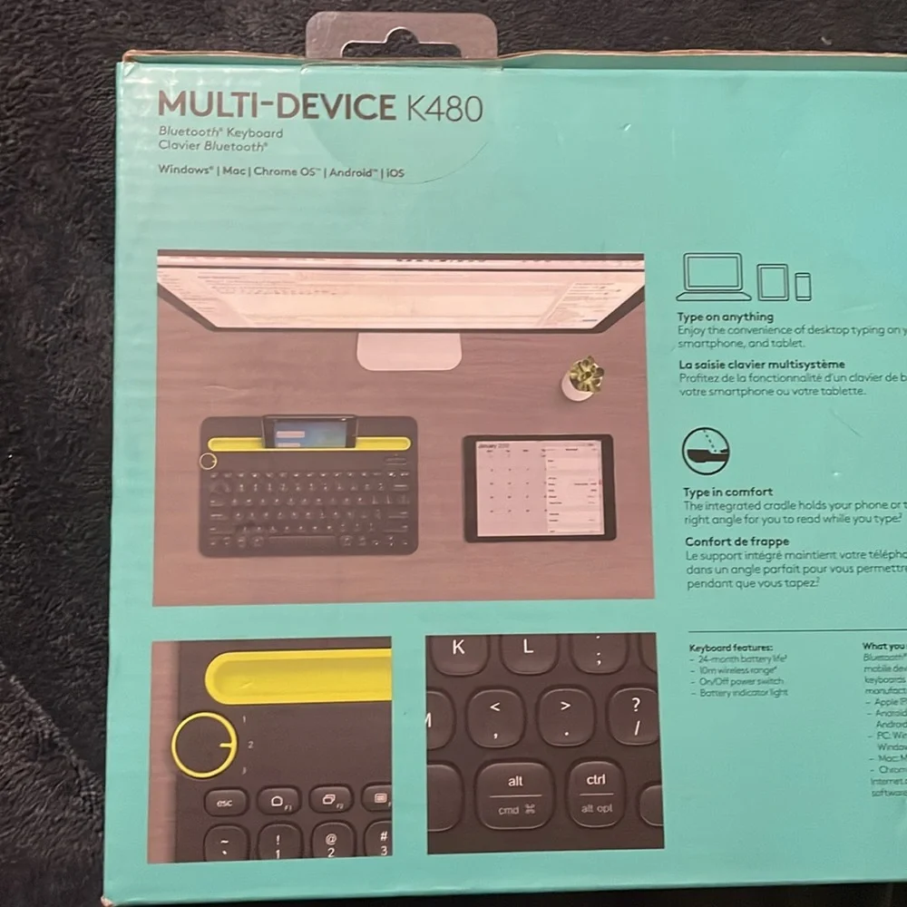Logitech multi device keyboard k480